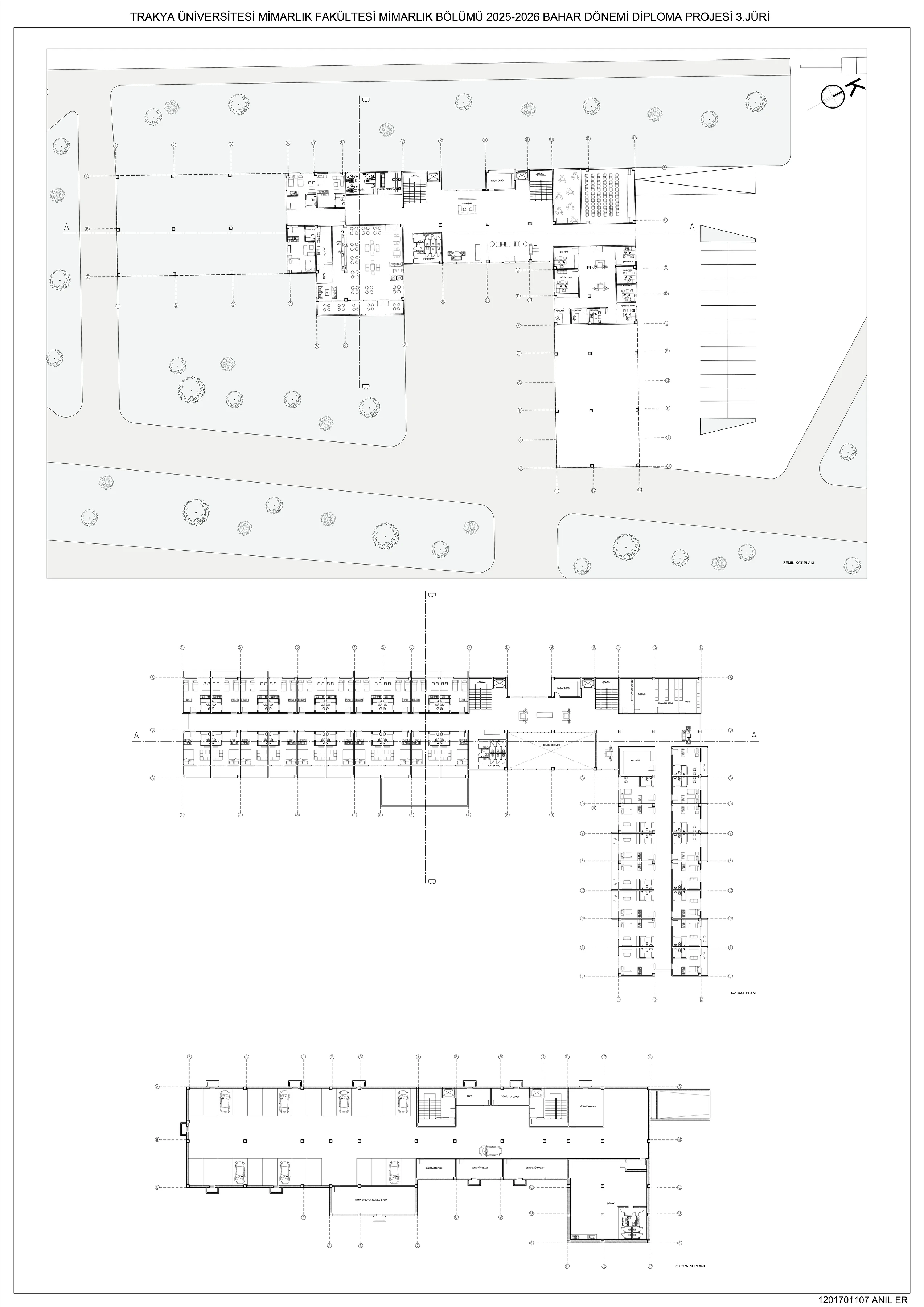 Butik otel — kat planı